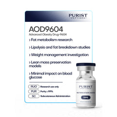 Purist Peptides AOD-9604 - metabolic research peptide fragment overview (research use only)