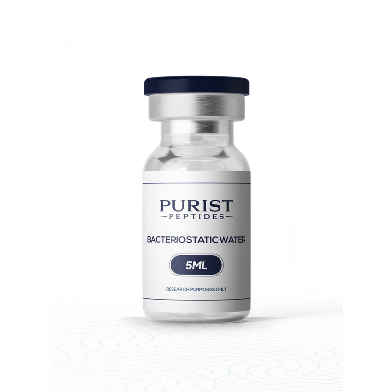 Purist Peptides Bacteriostatic Water 5ml vial - sterile diluent for peptide reconstitution