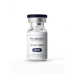 Purist Peptides BPC-157 + TB-500 Wolverine Stack vial - injury-recovery and tissue-repair peptide stack