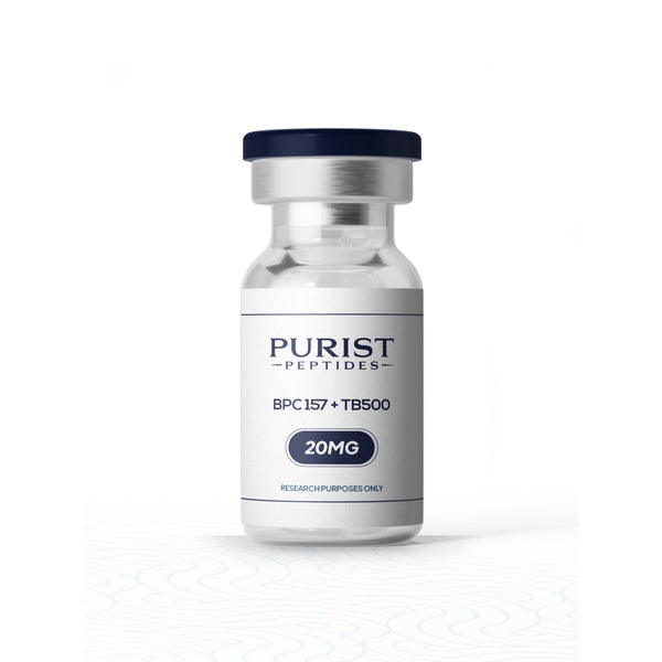 Purist Peptides BPC-157 + TB-500 Wolverine Stack vial - injury-recovery and tissue-repair peptide stack
