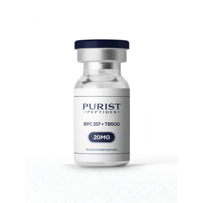 Purist Peptides BPC-157 + TB-500 Wolverine Stack vial - injury-recovery and tissue-repair peptide stack