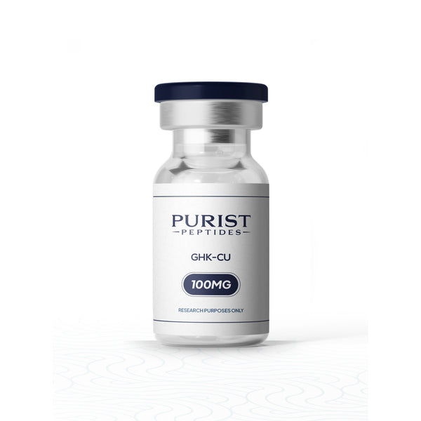 Purist Peptides GHK-Cu vial - skin, collagen, hair and anti-aging research peptide