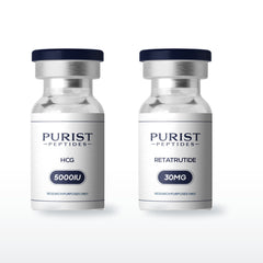 Hormone Optimisation Stack — complete 8-week research cycle: HCG 5000iu + Retatrutide 30mg vials from Purist Peptides