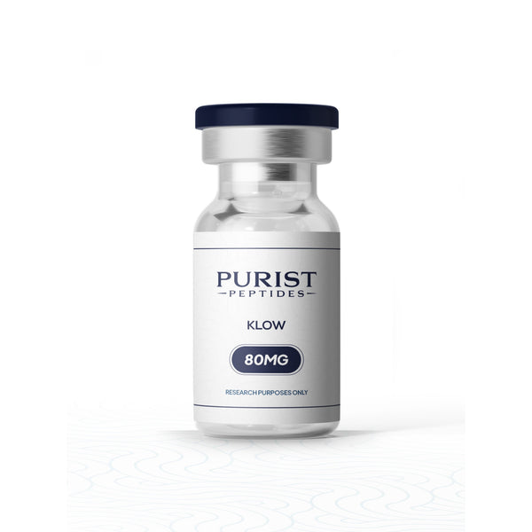 Purist Peptides KLOW vial - recovery and skin-repair peptide stack (GHK-Cu, BPC-157, TB-500, KPV)